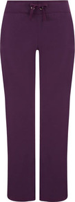 Purple Leisure Jogging Trousers - length: standard; pattern: plain; style: tracksuit pants; waist detail: belted waist/tie at waist/drawstring; waist: mid/regular rise; predominant colour: purple; occasions: casual; fibres: cotton - stretch; fit: straight leg; pattern type: fabric; pattern size: big & busy; texture group: jersey - stretchy/drapey