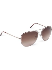 Be3062 Gold Pilot Aviator Sunglasses - predominant colour: gold; occasions: casual, holiday; style: aviator; size: standard; material: chain/metal; pattern: plain; finish: metallic