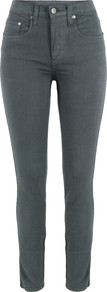 Cult Skinny Grey Jeans - style: skinny leg; length: standard; pattern: plain; pocket detail: traditional 5 pocket; waist: mid/regular rise; predominant colour: charcoal; occasions: casual; fibres: cotton - stretch; texture group: denim; pattern type: fabric; pattern size: standard