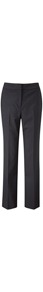 Black Pindot Trouser 32in - length: standard; pattern: plain; waist: mid/regular rise; predominant colour: black; occasions: evening, work; fibres: wool - mix; waist detail: narrow waistband; fit: straight leg; pattern type: fabric; pattern size: small & light; texture group: other - light to midweight; style: standard