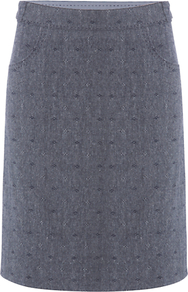 Twining Skirt, Old Navy - pattern: plain; style: pencil; waist: mid/regular rise; predominant colour: mid grey; occasions: evening, work; length: just above the knee; fibres: polyester/polyamide - mix; waist detail: narrow waistband; fit: straight cut; pattern type: fabric; pattern size: small & light; texture group: woven light midweight