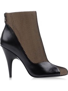 Boots Ankle Boots On Shoescribe.Com - predominant colour: black; occasions: casual, evening, work; material: leather; heel height: high; heel: stiletto; toe: round toe; boot length: ankle boot; style: standard; finish: plain; pattern: patterned/print