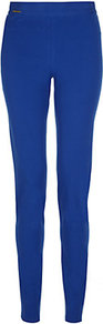 Mercer Pant - length: standard; pattern: plain; waist: mid/regular rise; predominant colour: royal blue; occasions: casual, evening; fibres: cotton - stretch; texture group: cotton feel fabrics; fit: skinny/tight leg; pattern type: fabric; style: standard