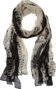 Lizzy Print Scarf, Multi Coloured - predominant colour: stone; occasions: casual, evening, work; type of pattern: heavy; style: regular; size: standard; material: fabric; pattern: animal print