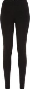 Moda Ponte Leggings Black - length: standard; pattern: plain; style: leggings; waist detail: elasticated waist; waist: mid/regular rise; predominant colour: black; occasions: casual; fibres: viscose/rayon - stretch; texture group: jersey - clingy; fit: skinny/tight leg; pattern type: fabric; pattern size: standard