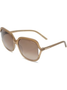 Nr3226 Oversized Sunglasses - predominant colour: camel; occasions: casual, holiday; style: square; size: large; material: plastic/rubber; pattern: plain; finish: plain