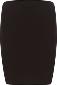 Petite Pencil Skirt - pattern: plain; style: pencil; fit: tight; waist: mid/regular rise; predominant colour: black; occasions: evening, work; length: just above the knee; fibres: viscose/rayon - stretch; pattern type: fabric; texture group: jersey - stretchy/drapey