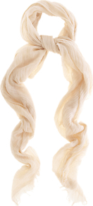 Casual Scarf, Mid Neutral - predominant colour: nude; occasions: casual, work, holiday; type of pattern: standard; style: regular; size: standard; material: fabric; embellishment: fringing; pattern: plain