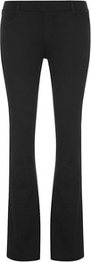 Black Ultra Soft Bootcut Jegging - style: bootcut; length: standard; pattern: plain; pocket detail: traditional 5 pocket; waist: mid/regular rise; predominant colour: black; occasions: casual, evening, work; fibres: cotton - 100%; texture group: denim; pattern type: fabric
