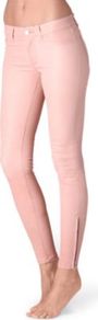 L8001 Super Skinny Leather Leggings - length: standard; pattern: plain; pocket detail: traditional 5 pocket; waist: mid/regular rise; predominant colour: pink; occasions: casual, evening; fibres: leather - 100%; texture group: leather; fit: skinny/tight leg; pattern type: fabric; pattern size: standard; style: standard