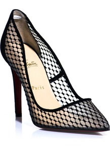 Pigaresille 100mm Pumps - predominant colour: black; occasions: evening, work, occasion; material: fabric; heel height: high; heel: stiletto; toe: pointed toe; style: courts; finish: plain; pattern: plain