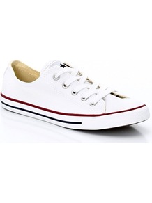 As Dainty Canvas Ox Trainers With Slim Sole - predominant colour: white; occasions: casual, holiday; material: fabric; heel height: flat; toe: round toe; style: trainers; trends: sporty redux; finish: plain; pattern: plain