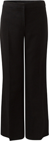 Victoire Linen Trousers - length: standard; pattern: plain; waist: mid/regular rise; predominant colour: black; occasions: casual, evening, work, holiday; fibres: linen - 100%; texture group: linen; fit: wide leg; pattern type: fabric; pattern size: small & light; style: standard