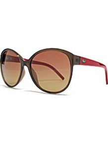 Cateye Sunglasses - predominant colour: chocolate brown; occasions: casual, evening, work, occasion, holiday; style: cateye; size: large; material: plastic/rubber; pattern: plain; finish: plain