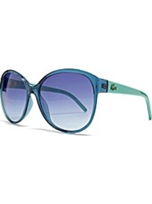 Cateye Sunglasses - predominant colour: turquoise; occasions: casual, evening, work, occasion, holiday; style: cateye; size: large; material: plastic/rubber; pattern: plain; trends: fluorescent; finish: plain
