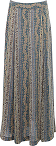 Multi Striped Maxi Skirt - length: ankle length; fit: loose/voluminous; waist: mid/regular rise; occasions: casual, evening, holiday; style: maxi skirt; fibres: polyester/polyamide - 100%; predominant colour: multicoloured; pattern type: fabric; pattern size: small & busy; pattern: patterned/print; texture group: other - light to midweight