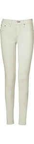 Pistachio Skinny Jean Leggings - length: standard; pattern: plain; style: jeggings; pocket detail: traditional 5 pocket; waist: mid/regular rise; predominant colour: pistachio; occasions: casual, evening, holiday; fibres: cotton - stretch; texture group: denim; pattern type: fabric