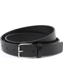 Blackhole Belt - predominant colour: black; occasions: casual, work; style: classic; size: standard; worn on: hips; material: leather; pattern: plain; finish: plain