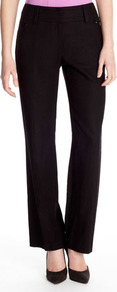 Black Linen Trouser - length: standard; pattern: plain; waist: mid/regular rise; predominant colour: black; occasions: work; fibres: linen - mix; texture group: linen; fit: straight leg; pattern type: fabric; pattern size: standard; style: standard