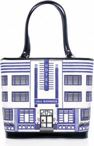Medium Edith Hotel Shopper Bag Os Cream - predominant colour: white; occasions: casual; type of pattern: standard; style: tote; length: handle; size: standard; material: leather; embellishment: embroidered; trends: statement prints; finish: plain; pattern: patterned/print