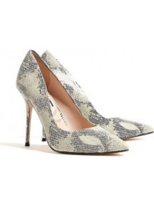 Goldstone Aster Snake Print Stiletto Shoes Lucy Choi Lond - predominant colour: mid grey; occasions: evening, work, occasion; material: leather; heel: stiletto; toe: pointed toe; style: courts; finish: plain; pattern: animal print; heel height: very high
