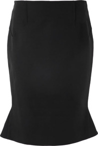 Black Tonu Pencil Skirt Size - pattern: plain; style: pencil; fit: tailored/fitted; waist: mid/regular rise; predominant colour: black; occasions: evening, work; length: on the knee; fibres: cotton - stretch; pattern type: fabric; pattern size: standard; texture group: woven light midweight