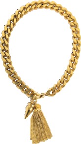 Sienna Necklace - predominant colour: gold; occasions: evening, occasion; style: pendant; length: short; size: standard; material: chain/metal; trends: metallics; finish: metallic; embellishment: chain/metal