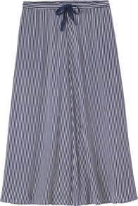 Striped Maxi Skirt, Navy Stripe - length: below the knee; pattern: vertical stripes; fit: loose/voluminous; waist detail: belted waist/tie at waist/drawstring; waist: mid/regular rise; predominant colour: navy; occasions: casual; style: a-line; fibres: viscose/rayon - 100%; texture group: cotton feel fabrics; pattern type: fabric; pattern size: standard