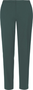 Contemporary Tailoring Trousers - length: standard; pattern: plain; waist: mid/regular rise; predominant colour: dark green; occasions: casual, work; fibres: wool - 100%; fit: slim leg; pattern type: fabric; texture group: woven light midweight; style: standard