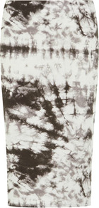 Khaki/Ivory Tiedye Tube Skirt - length: below the knee; fit: tight; waist detail: elasticated waist; pattern: tie dye; waist: high rise; hip detail: fitted at hip; predominant colour: ivory; secondary colour: khaki; occasions: casual, evening; fibres: viscose/rayon - stretch; style: tube; texture group: jersey - clingy; trends: statement prints; pattern type: fabric; pattern size: big & busy