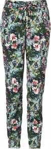 Carnival Trousers Multi / - length: standard; waist detail: belted waist/tie at waist/drawstring; waist: mid/regular rise; occasions: casual, holiday; fibres: polyester/polyamide - 100%; predominant colour: multicoloured; trends: high impact florals; fit: skinny/tight leg; pattern type: fabric; pattern size: big & busy; pattern: florals; texture group: other - light to midweight; style: standard
