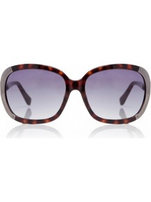 Multi Lana Sunglasses M2851 S Multi Coloured Os - predominant colour: chocolate brown; secondary colour: camel; occasions: casual, evening, work, occasion, holiday; style: square; size: large; material: plastic/rubber; pattern: tortoiseshell; finish: plain