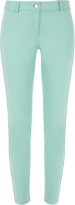 Naples Jean - style: skinny leg; length: standard; pattern: plain; waist: mid/regular rise; predominant colour: pistachio; occasions: casual, holiday; fibres: cotton - stretch; texture group: denim; pattern type: fabric