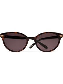 Ted Baker Surina Cat Eye Sunglasses - predominant colour: chocolate brown; secondary colour: camel; occasions: casual, evening, work, occasion, holiday; style: cateye; size: standard; material: plastic/rubber; pattern: tortoiseshell; finish: plain
