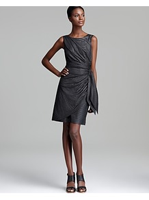 Dress Kristin Croc Faux Suede - style: shift; fit: tailored/fitted; pattern: plain; sleeve style: sleeveless; waist detail: belted waist/tie at waist/drawstring; predominant colour: black; occasions: evening, occasion; length: just above the knee; fibres: polyester/polyamide - stretch; neckline: crew; sleeve length: sleeveless; texture group: lycra/elastane mixes; pattern type: fabric