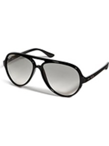 Cats5000 Gradient Sunglasses - predominant colour: black; occasions: casual, holiday; style: aviator; size: large; material: plastic/rubber; pattern: plain; finish: plain