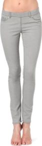Skinny Mid Rise Jeggings - length: standard; style: leggings; waist: mid/regular rise; predominant colour: light grey; occasions: casual, evening; fibres: cotton - stretch; texture group: denim; fit: skinny/tight leg; pattern type: fabric