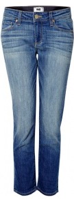 Aero James Cropped Boyfriend Jeans - style: boyfriend; pattern: plain; pocket detail: traditional 5 pocket; waist: mid/regular rise; predominant colour: denim; occasions: casual, evening, holiday; length: calf length; fibres: cotton - mix; jeans detail: whiskering, shading down centre of thigh, washed/faded; texture group: denim; pattern type: fabric