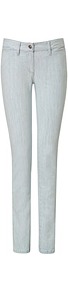 Cotton Light Wash Jeans - length: standard; pattern: plain; pocket detail: traditional 5 pocket; style: slim leg; waist: mid/regular rise; predominant colour: pale blue; occasions: casual; fibres: cotton - 100%; texture group: denim; pattern type: fabric