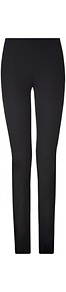 New Tony Gabardine Stretch Pants In Black - length: standard; pattern: plain; waist detail: fitted waist; waist: mid/regular rise; predominant colour: black; occasions: casual, evening, work; fibres: viscose/rayon - stretch; hip detail: fitted at hip (bottoms); fit: skinny/tight leg; pattern type: fabric; texture group: other - light to midweight; style: standard