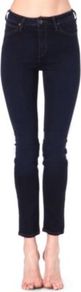 Skyler Skinny High Rise Jeans - style: skinny leg; pattern: plain; waist: high rise; pocket detail: traditional 5 pocket; predominant colour: black; occasions: casual, evening; length: ankle length; fibres: cotton - stretch; jeans detail: dark wash; texture group: denim; pattern type: fabric