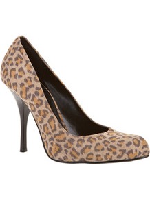 Print Sophie Court Shoes - predominant colour: camel; material: faux leather; heel height: high; embellishment: animal print; heel: stiletto; toe: pointed toe; style: courts