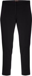 Tux Suiting Grossgrain Trouser, Black - pattern: plain; waist: mid/regular rise; predominant colour: black; occasions: casual, evening, work; length: calf length; fibres: viscose/rayon - stretch; texture group: cotton feel fabrics; fit: slim leg; pattern type: fabric; style: standard