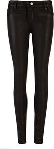 Revrcy Reversible Jeans, Black - style: skinny leg; length: standard; pattern: plain; pocket detail: traditional 5 pocket; waist: mid/regular rise; secondary colour: navy; predominant colour: black; occasions: casual, evening; fibres: cotton - stretch; jeans detail: dark wash; texture group: denim; pattern type: fabric