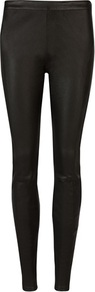 Ted Baker Karmela Ovine Leather Trouser - length: standard; pattern: plain; style: leggings; waist: mid/regular rise; predominant colour: black; occasions: casual, evening, work; fibres: leather - 100%; hip detail: fitted at hip (bottoms); waist detail: narrow waistband; texture group: leather; fit: skinny/tight leg; pattern type: fabric