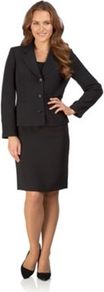Black Pin Spot Jacket - pattern: plain; style: single breasted blazer; collar: standard lapel/rever collar; predominant colour: black; occasions: evening, work; length: standard; fit: tailored/fitted; fibres: polyester/polyamide - mix; sleeve length: long sleeve; sleeve style: standard; collar break: medium; pattern type: fabric; texture group: other - light to midweight