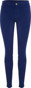 811 Mid Rise Skinny Coloured Jeans, Indigo - style: skinny leg; length: standard; pattern: plain; pocket detail: traditional 5 pocket; waist: mid/regular rise; predominant colour: navy; occasions: casual, evening, holiday; fibres: cotton - stretch; texture group: denim; pattern type: fabric