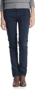 Stretch Combat Skinny Jeans - length: standard; pattern: plain; style: slim leg; waist: mid/regular rise; predominant colour: navy; occasions: casual; fibres: cotton - stretch; jeans detail: dark wash; texture group: denim; pattern type: fabric