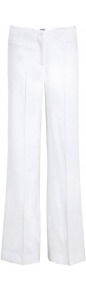 Essence Stretch Linen Wide Leg Trousers Farhi Nic - length: standard; pattern: plain; style: palazzo; waist: mid/regular rise; predominant colour: white; occasions: casual, occasion, holiday; fibres: linen - mix; texture group: linen; fit: wide leg; pattern type: fabric