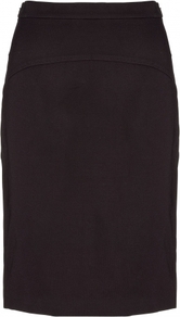 Rosa Skirt - pattern: plain; style: pencil; fit: tailored/fitted; waist: mid/regular rise; predominant colour: black; occasions: evening, work; length: just above the knee; fibres: viscose/rayon - stretch; pattern type: fabric; texture group: jersey - stretchy/drapey